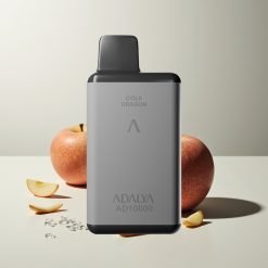 Adalya AD 10000 Puffs Die Zwei Äpfel Space Grau USB-C 14 ml 2%
