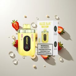 Razz Bar 50K Züge Erdbeer Banane Typ-C 1.0 Ohm Mesh 650mAh 2% Nikotin