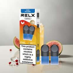 RELX Pod Pro 2 600 Züge 1.9ml Getränk-Eis Pocary 3 Spannungseinstellungen 2/3 Pods/Pack