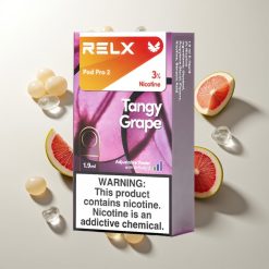 RELX Pod Pro 600 Sauger Würzige Traube 1.9ml 3-Stufen Spannung