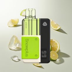 Snowplus Swift 15000 Züge Zitrone Limette Wiederverwendbare Batterie Ersatz 2+10ml Nachfüllset Dual Mesh 1000mAh