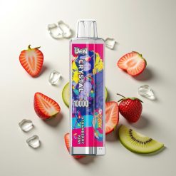 UWIN Crystal 10000 Züge Erdbeer-Kiwi RGB