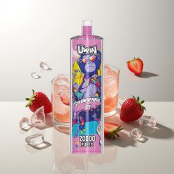 UWIN Shisha Hookah Crystal 20000 Züge Erdbeer-Eis
