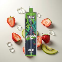 UWIN Shisha Hookah Crystal 20000 Züge Erdbeer-Kiwi Typ-C Mesh 22ml 650 mAh