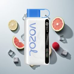VOZOL STAR 9000/12000 Blau-Rahm-Eis mit S.i.L.C TECH, Mundstück-Schutz und 650mAh Akku