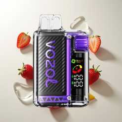 VOZOL Vista 20000 Züge Erdbeer Mango 650mAh OLED MCU S.i.L.C Tech Dual Mesh Coil 6-Stufen Watt PCR 65% TPD MTL Wiederaufladbar