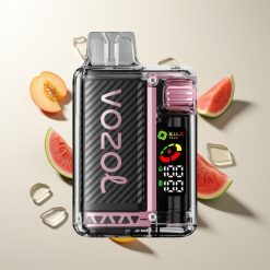 VOZOL Vista 20000 Züge Pfirsich Mango Wassermelone OLED 650mAh 6-Stufen MCU S.i.L.C Tech Dual Mesh Coil 65% PCR TPD MTL